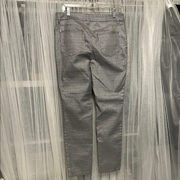 Chico's Gray Pants with slight shimmer.  size 8 - Picture 4 of 6